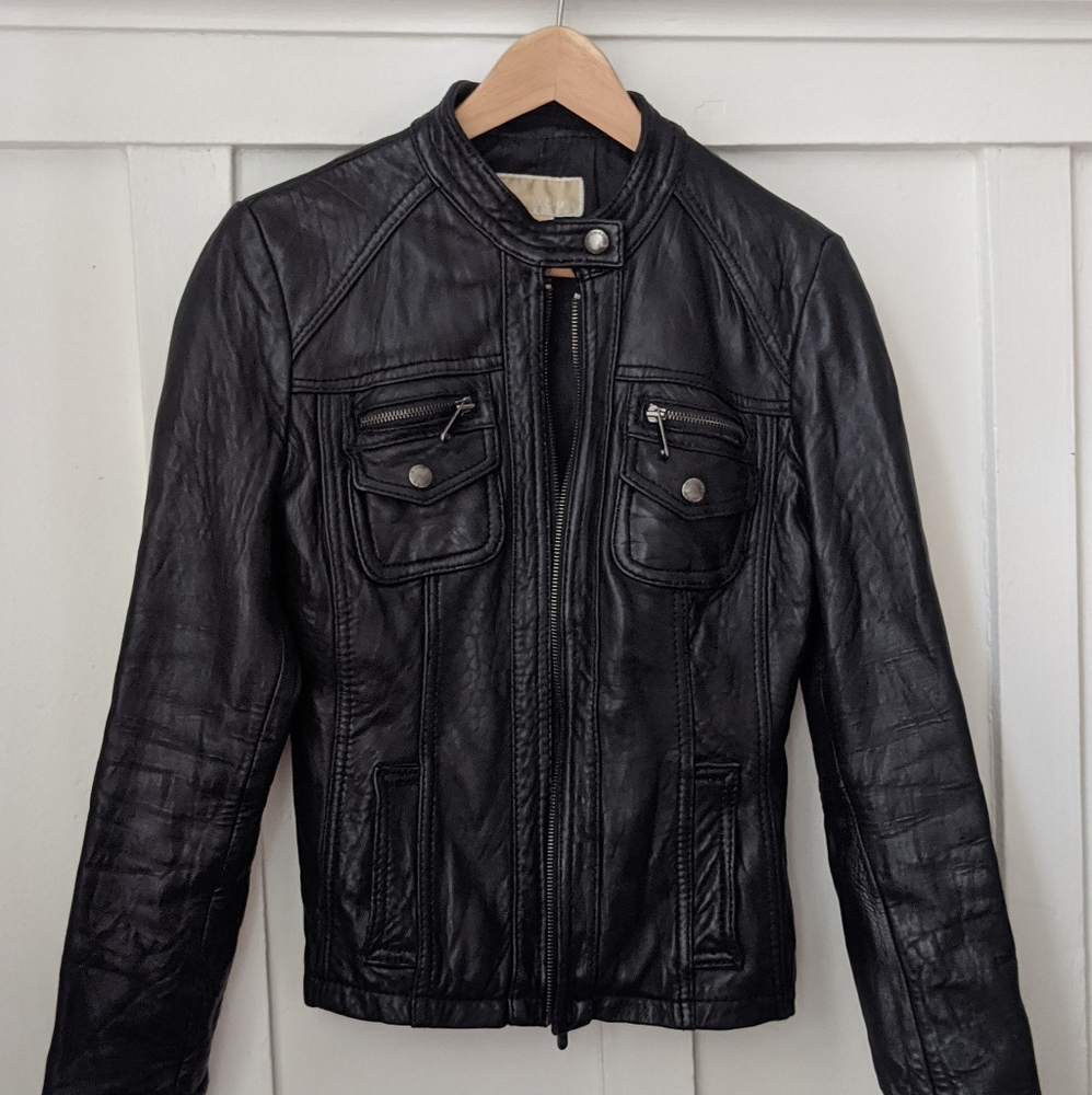 Vintage Michael Kors leather jacket